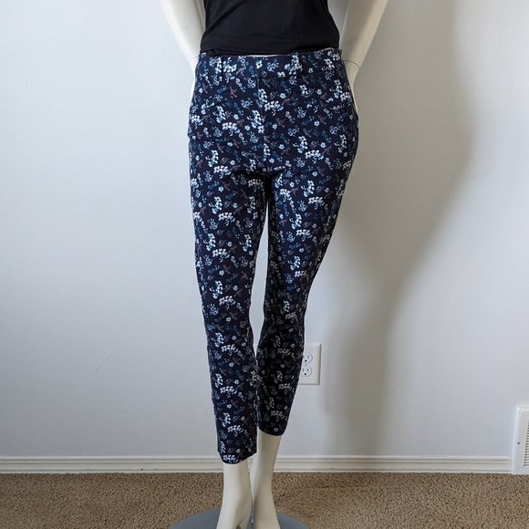 Gap - Signature Skinny Ankle Pant With Floral Print - Size 6R - Picture 1 of 7